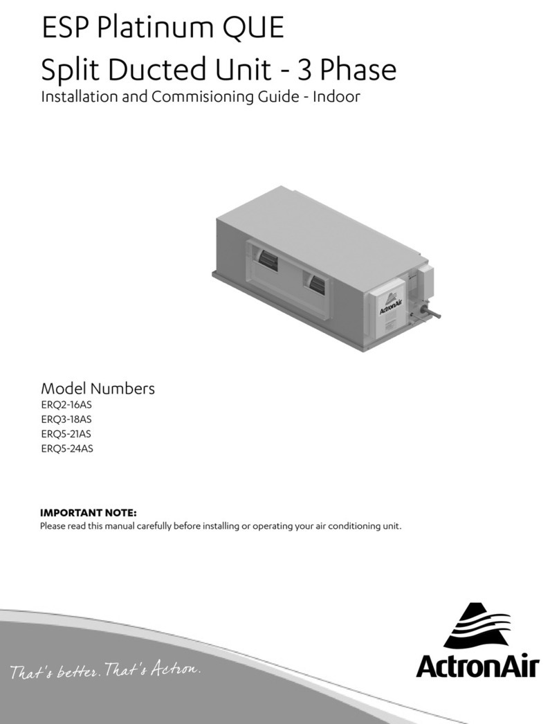 ActronAir ERQ2-16AS Installation and Commisioning Guide