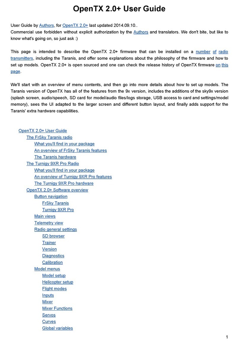 RC Groups OpenTX 2.0+ User manual