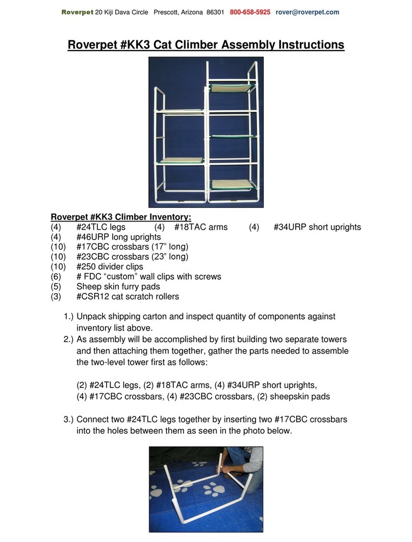 Roverpet KK3 Assembly instructions