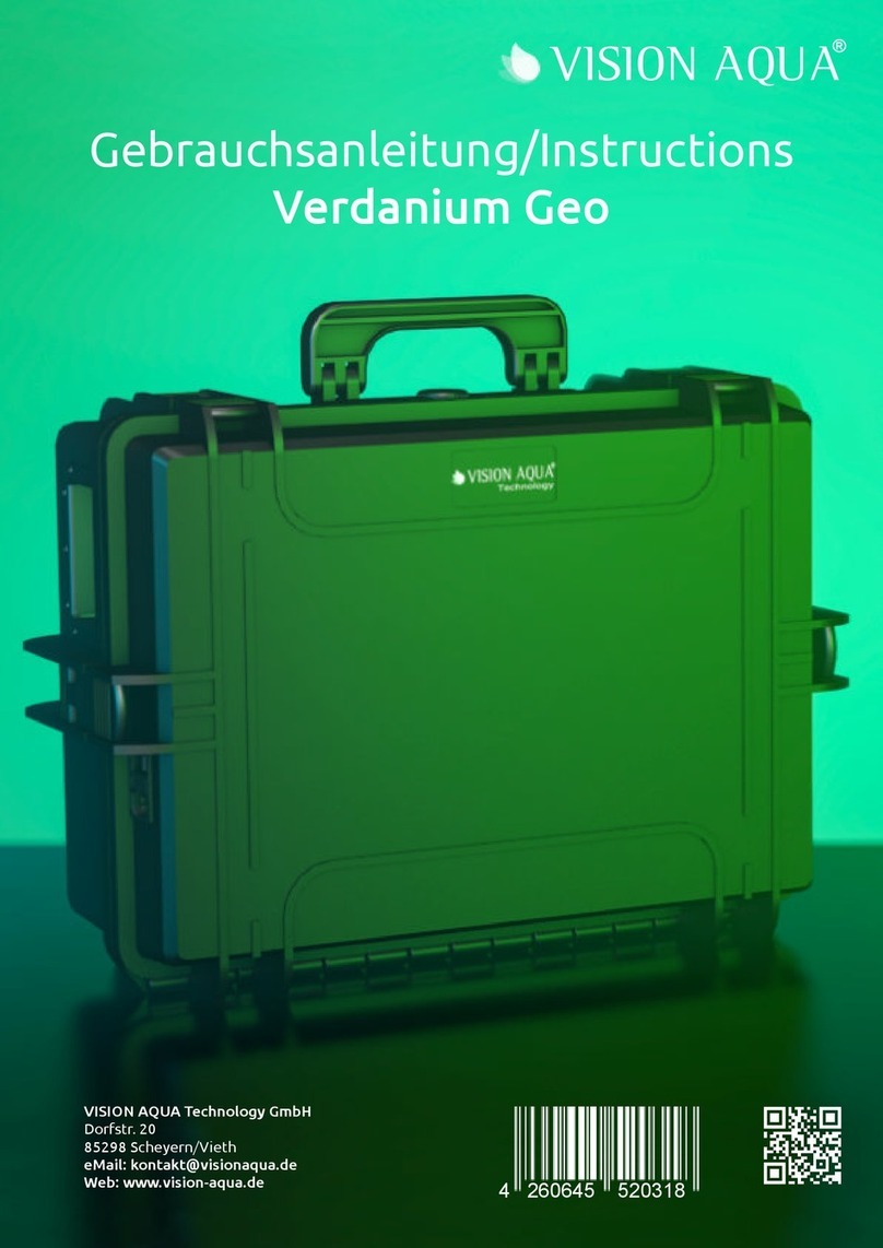 Vision Aqua Verdanium Geo User manual