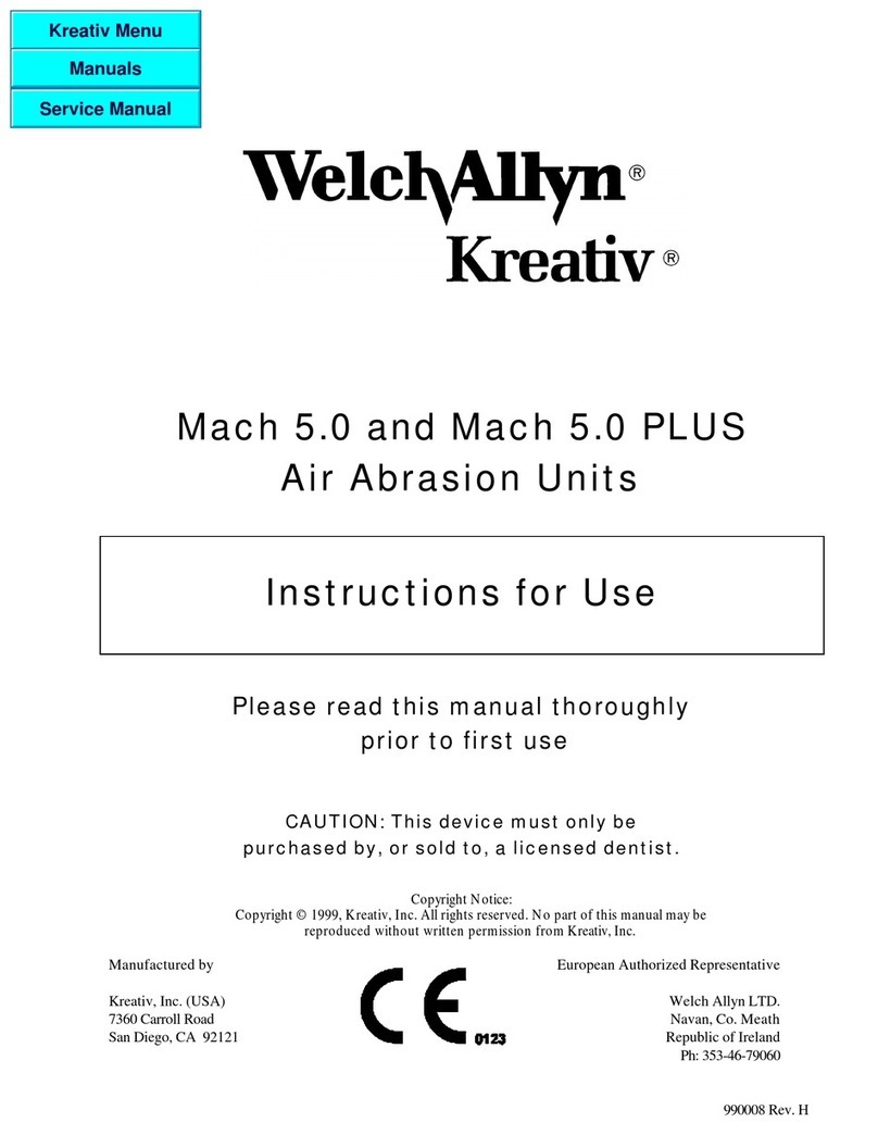 Welch Allyn Kreativ Mach 5.0 Instructions for use