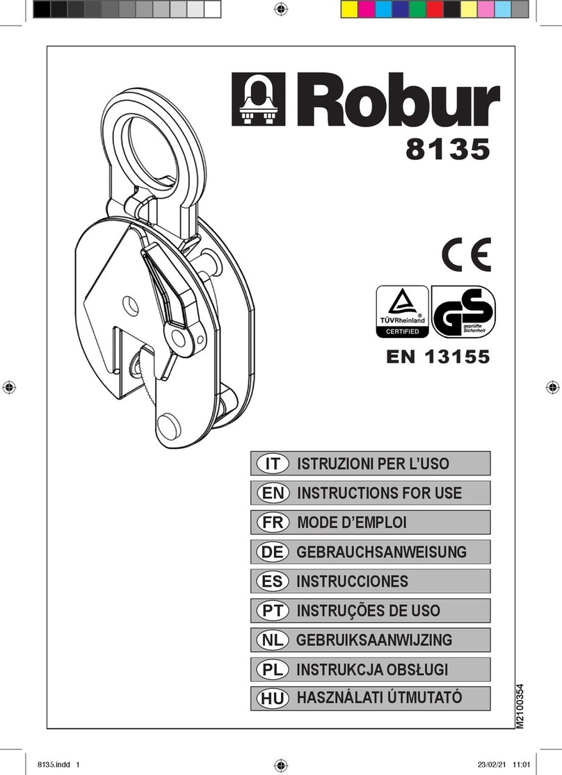 Robur 8135 Instructions for use