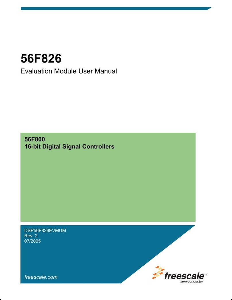 Freescale Semiconductor 56F826 User manual Freescale Semiconductor 56F826 User manual