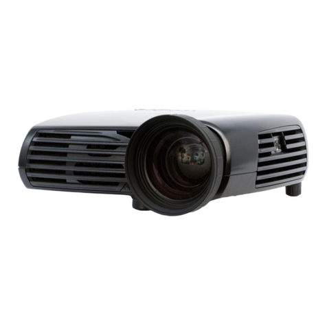 Projectiondesign F10 AS3D User manual