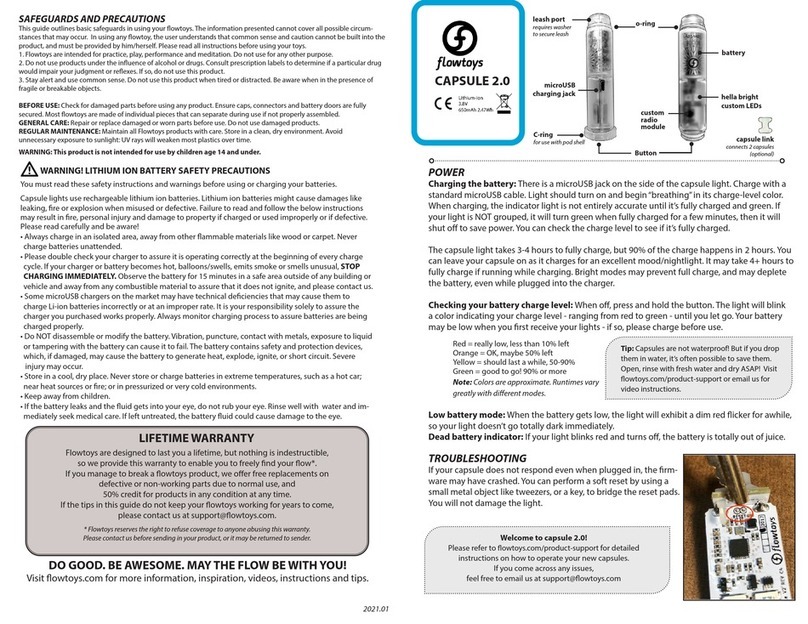 Flowtoys Capsule 2.0 quick start guide