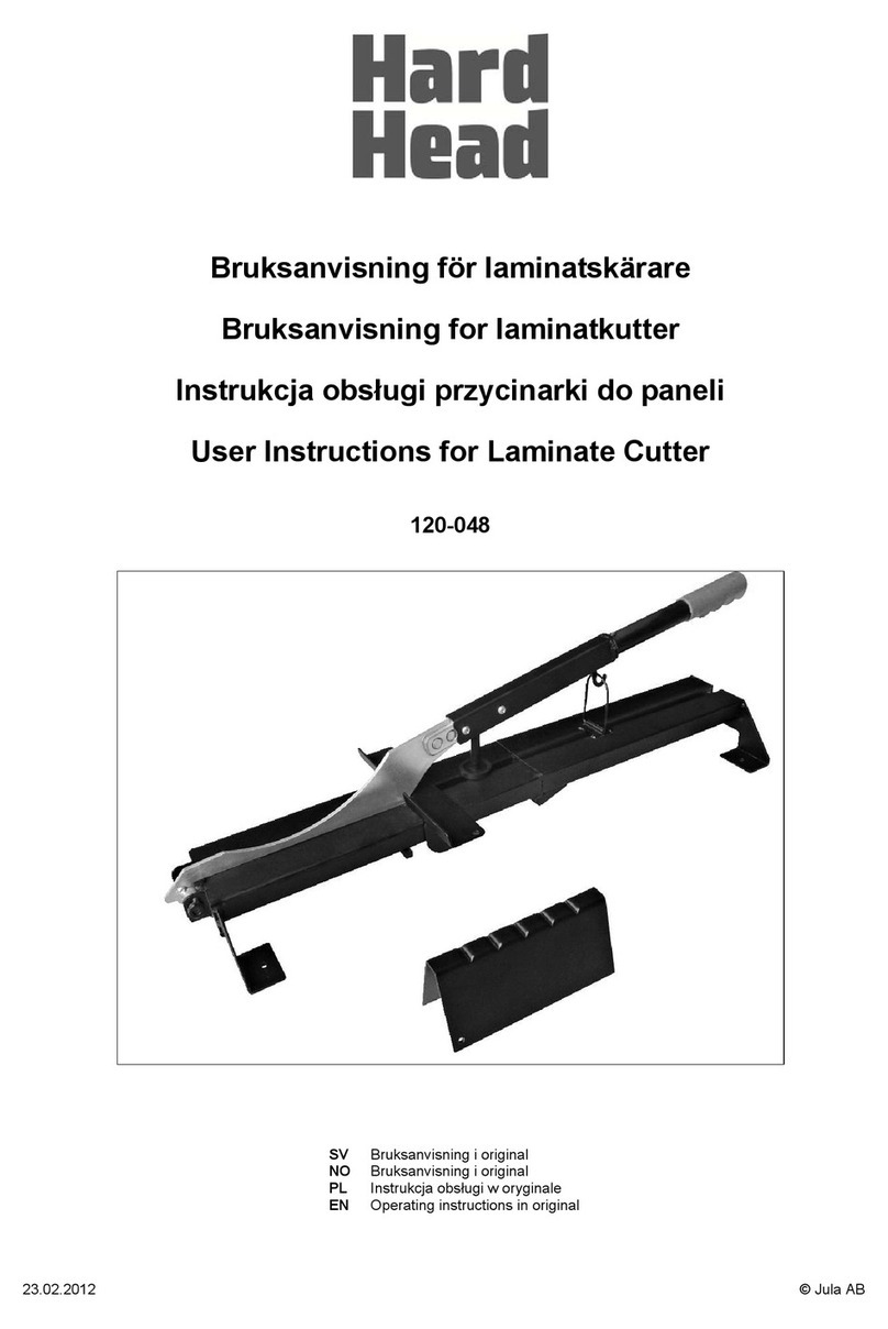 Hard Head 120-048 User instructions