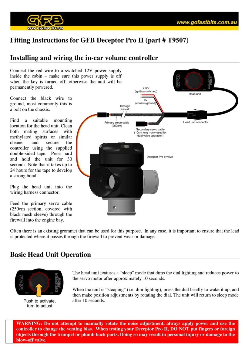GFB Deceptor Pro II quick start guide