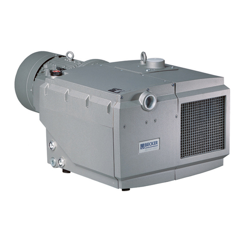 Becker U 4.100 operating instructions