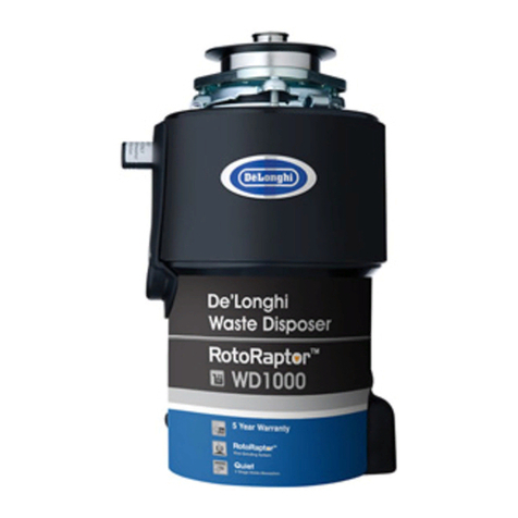 DeLonghi RotoRaptor WD1000 user guide