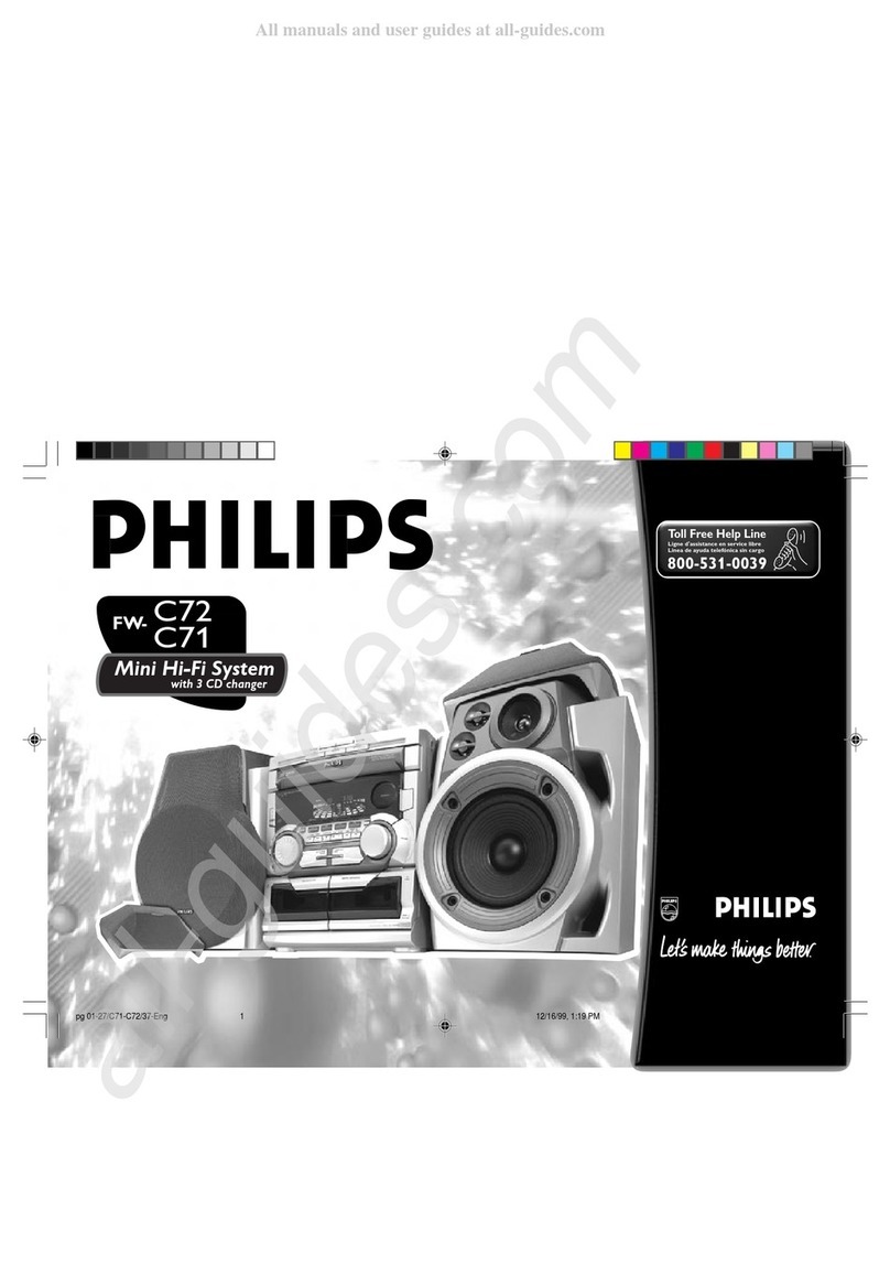 Philips FW-C72 User manual