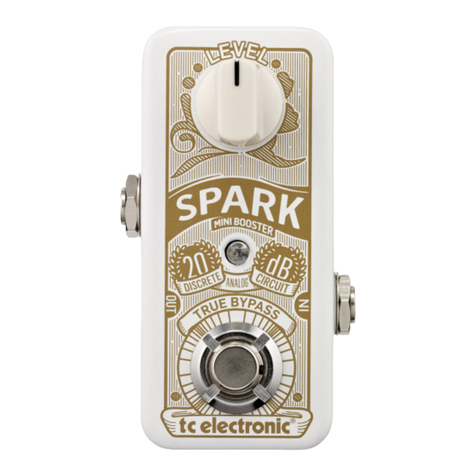 TC Electronic SPARK MINI BOOSTER User manual