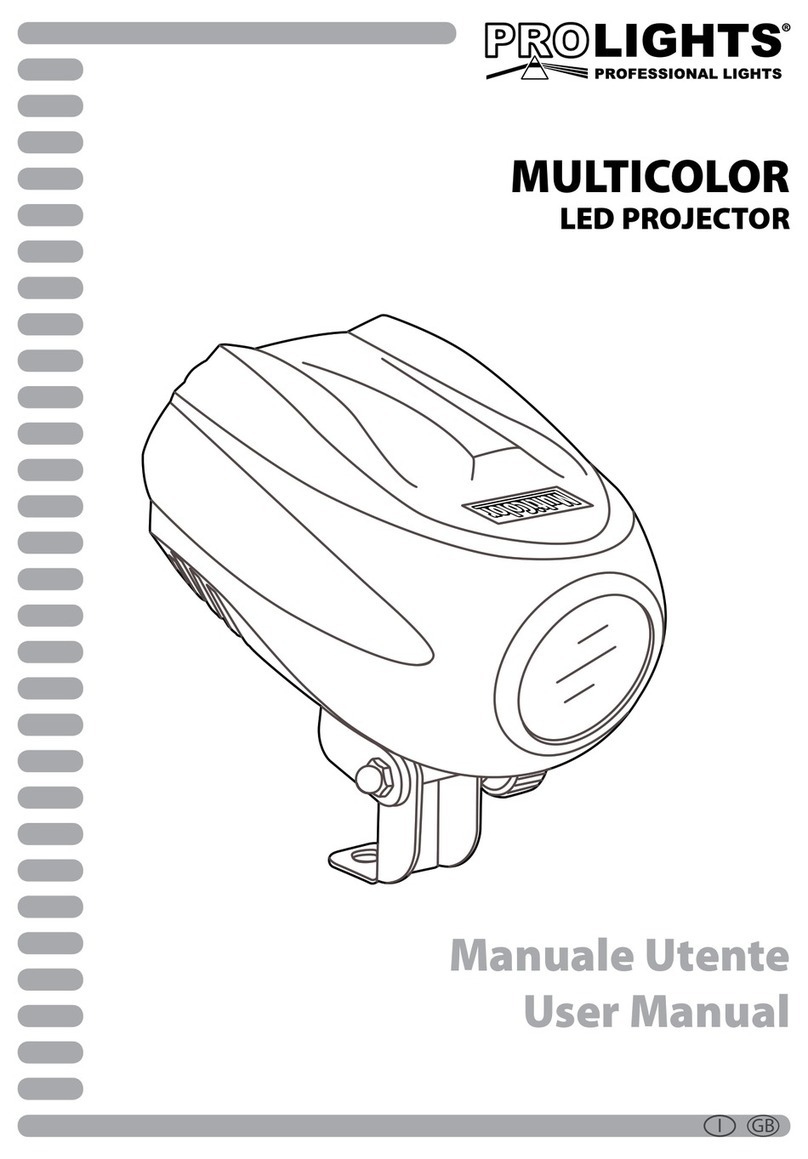ProLights MULTICOLOR user manual