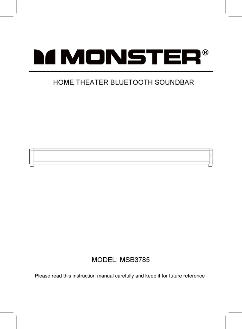 Monster MSB3785 manual
