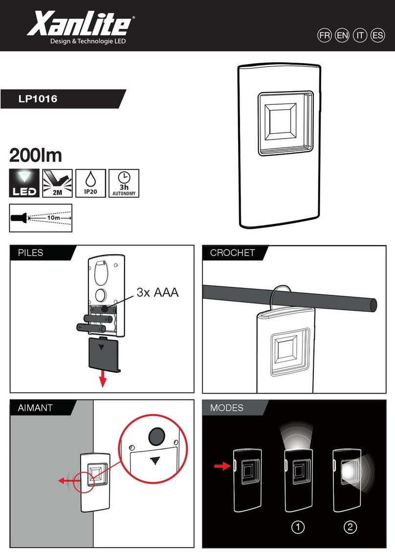 XanLite LP1016 User manual