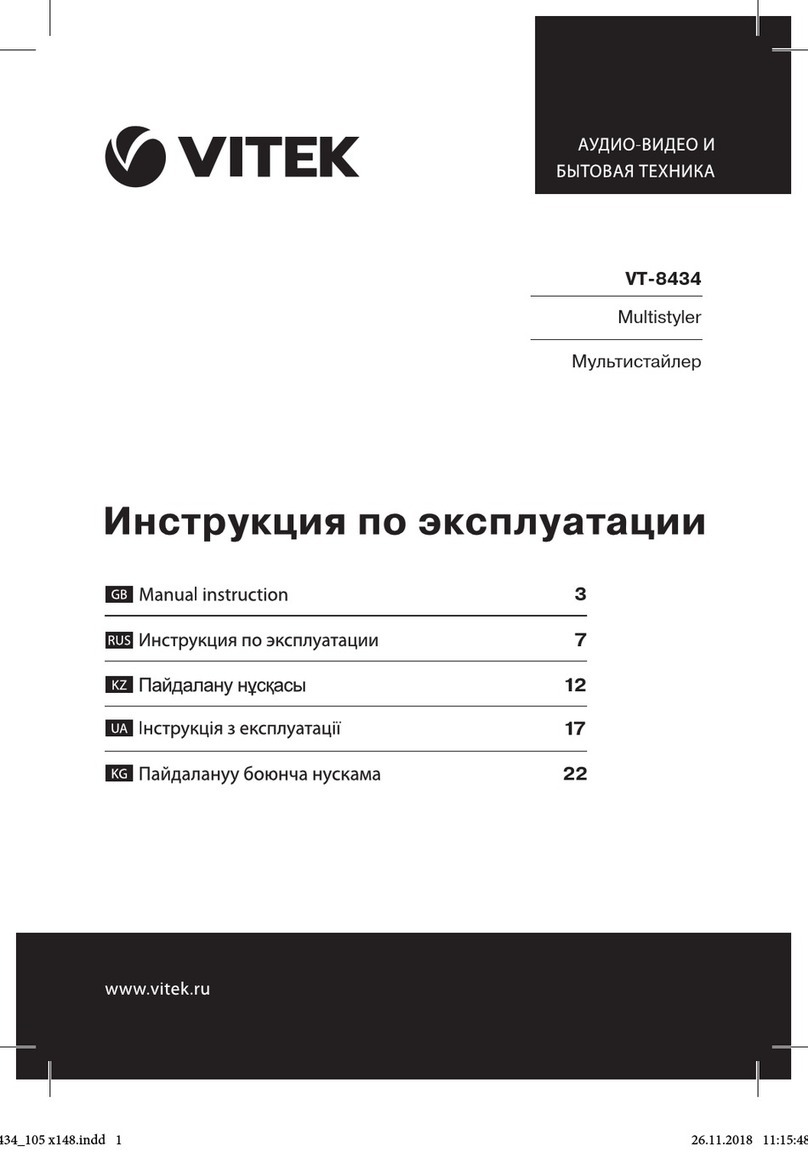 Vitek VT-8434 User manual Vitek VT-8434 User manual