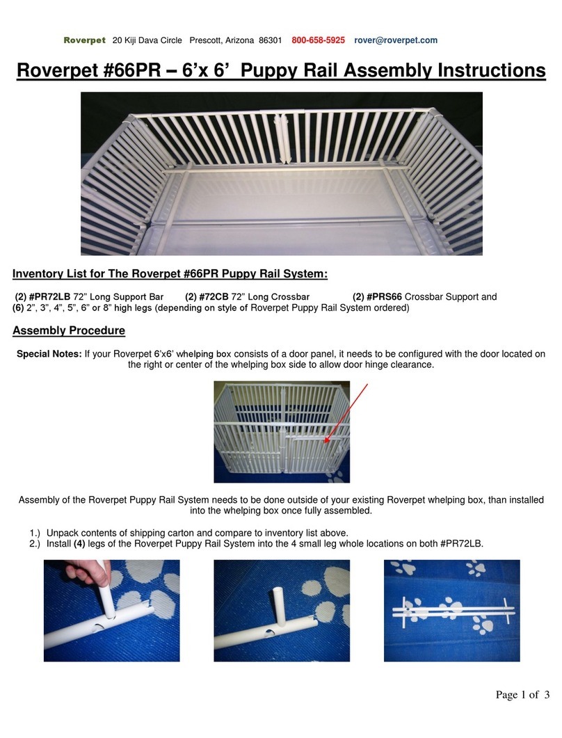 Roverpet 66PR Assembly instructions
