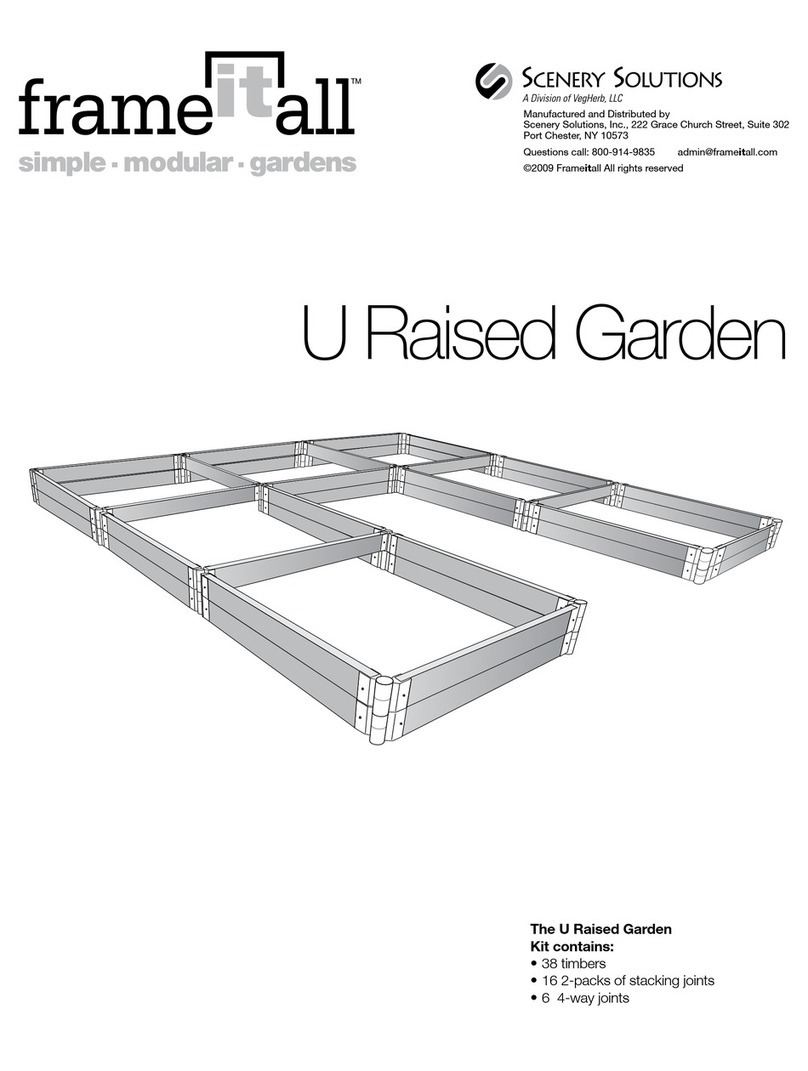 VegHerb Scenery Solutions Frame-It-All U Raised... manual