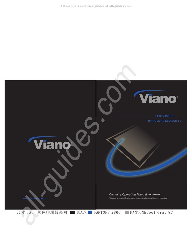 VIANO LEDTV49FHD Instructions for use