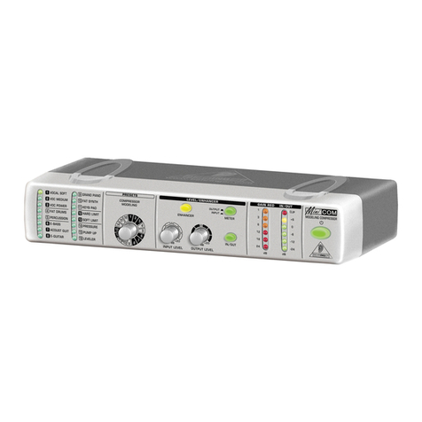 Behringer Minicom COM800 user manual Behringer Minicom COM800 user manual