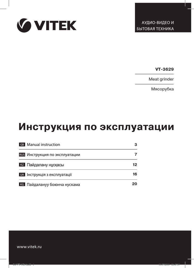 Vitek VT-3629 Manual instruction