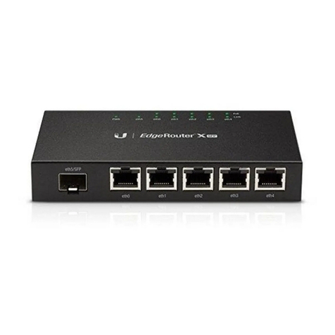 Ubiquiti EdgeRouter X ER-X-SFP quick start guide