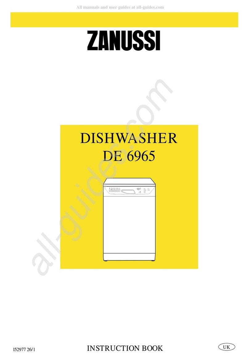 Zanussi DE 6965 Instruction book