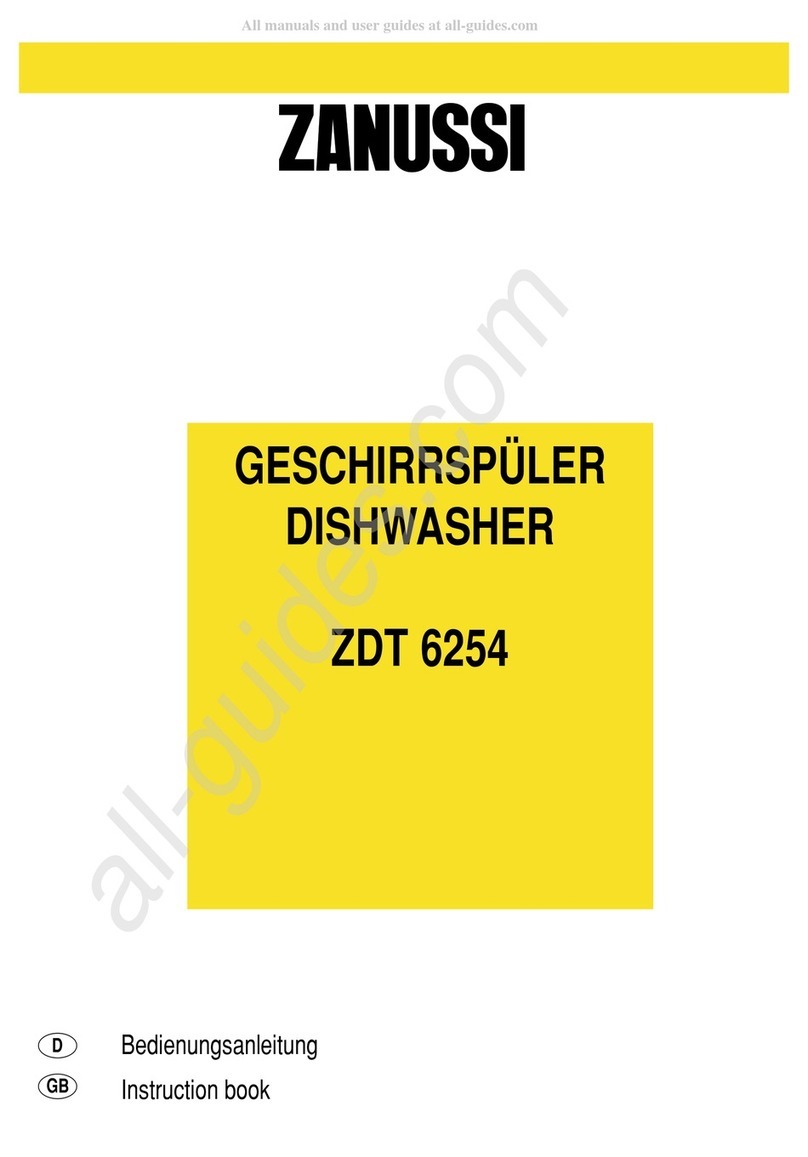 Zanussi ZDI 6254 User manual Zanussi ZDI 6254 User manual