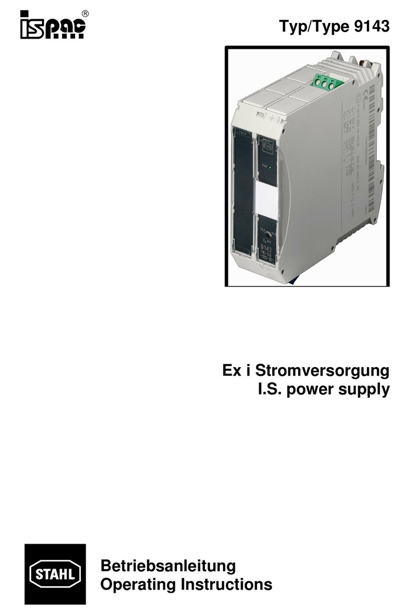 Stahl ISpac 9143/10-065-150 0 Series operating instructions