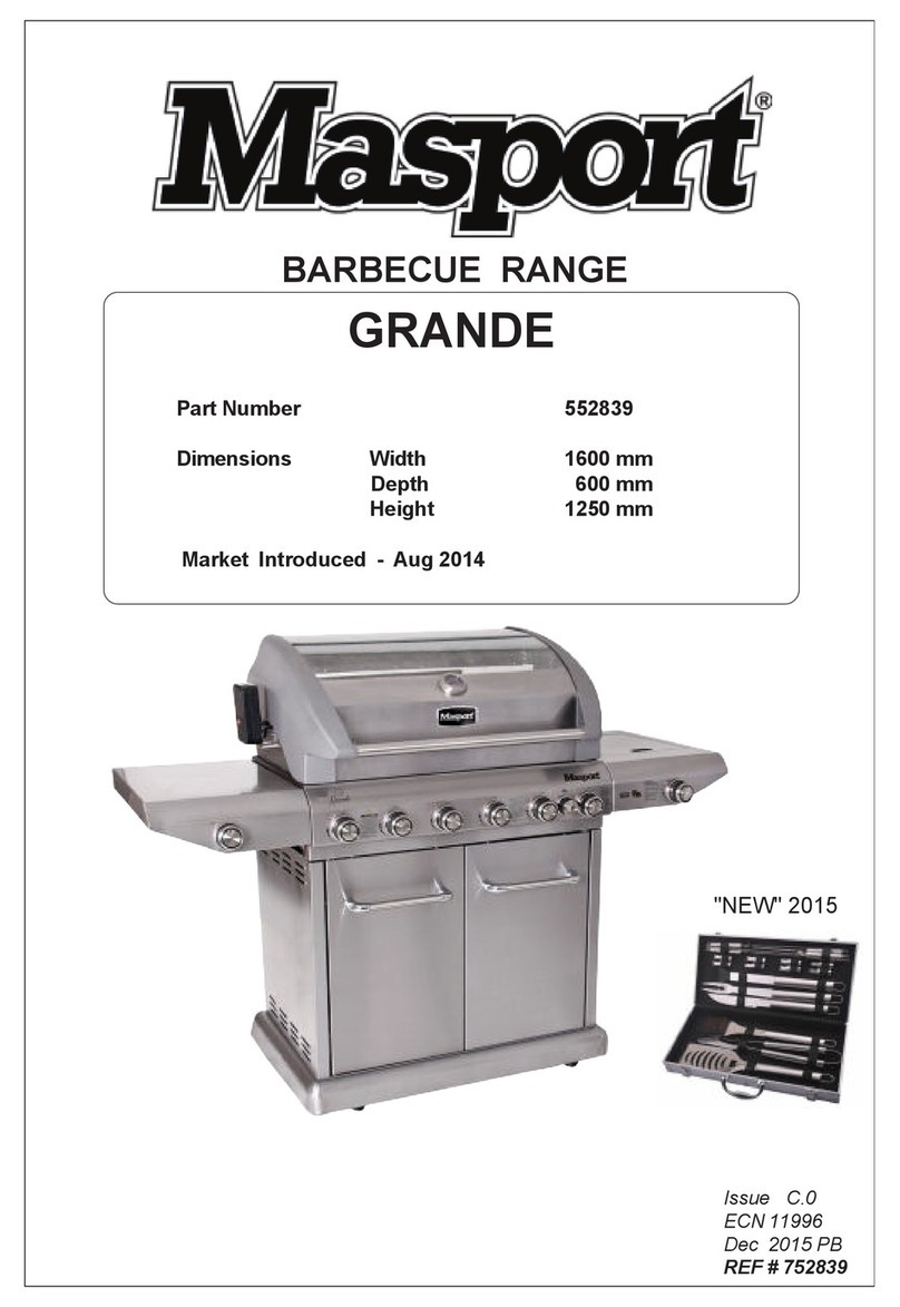 Masport GRANDE 552839 quick start guide
