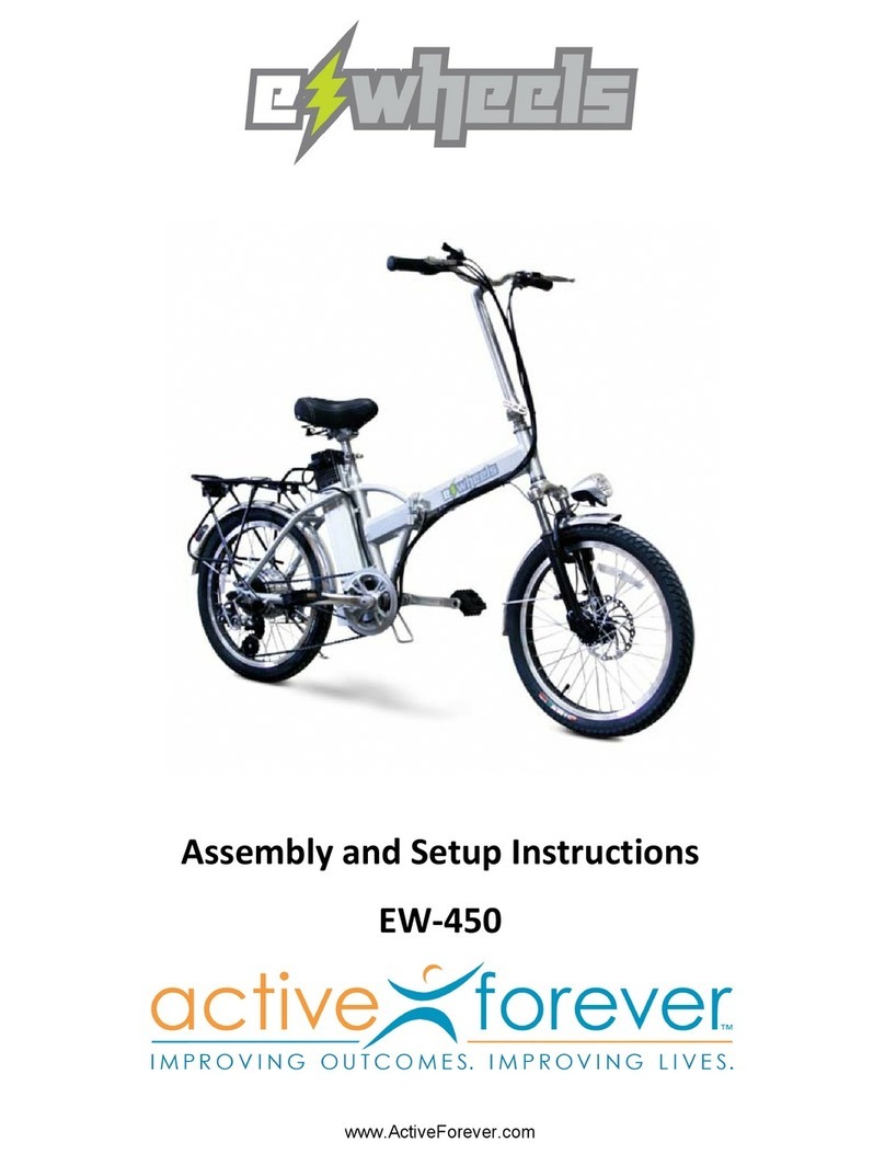 Activeforever ewheels EW-450 Assembly and setup instructions Activeforever ewheels EW-450 Assembly and setup instructions