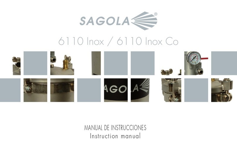 Sagola 6110 Inox instruction manual