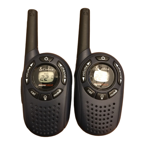 Cobra microTALK PR135 User manual