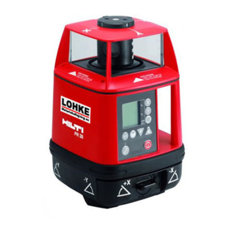 Hilti PR 28 operating instructions
