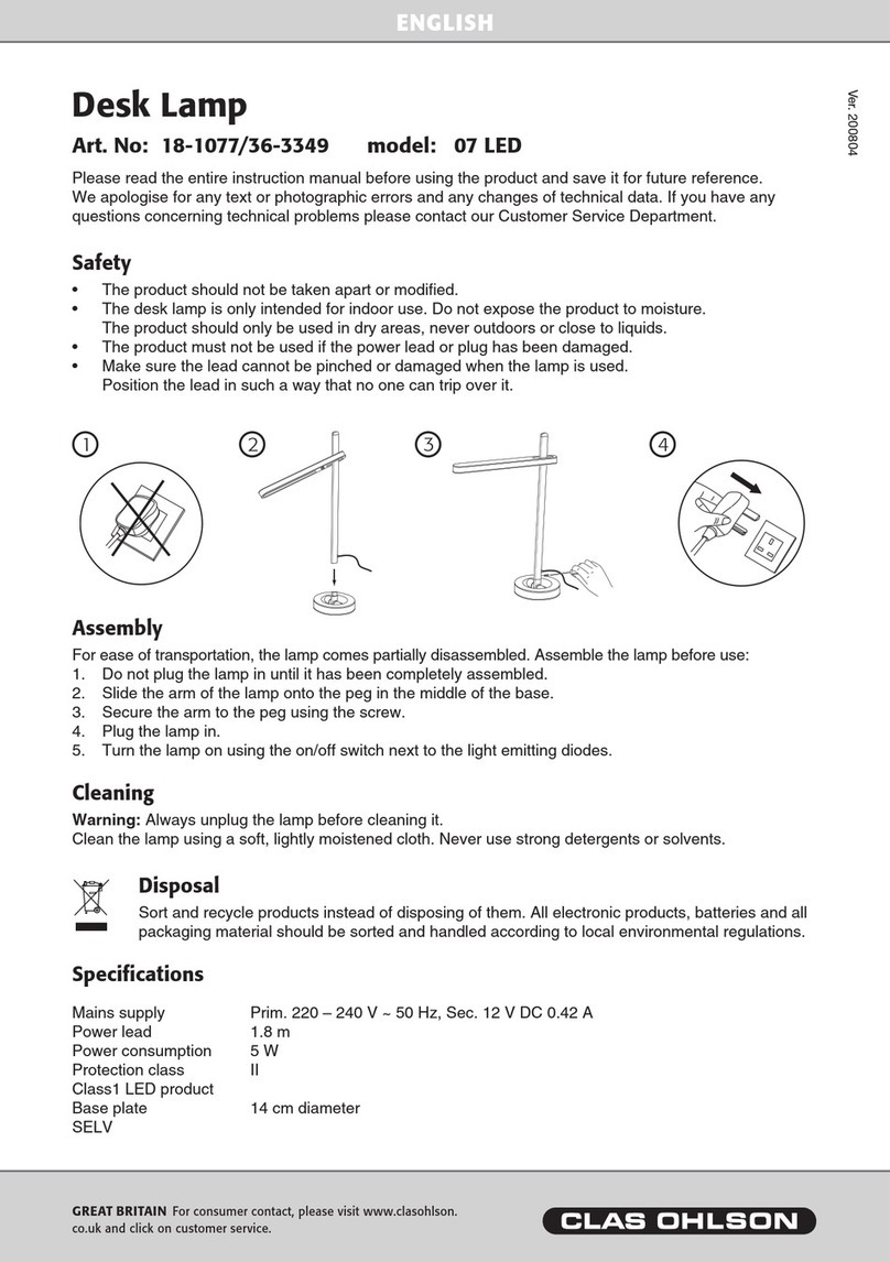 Clas Ohlson 07 LED User manual