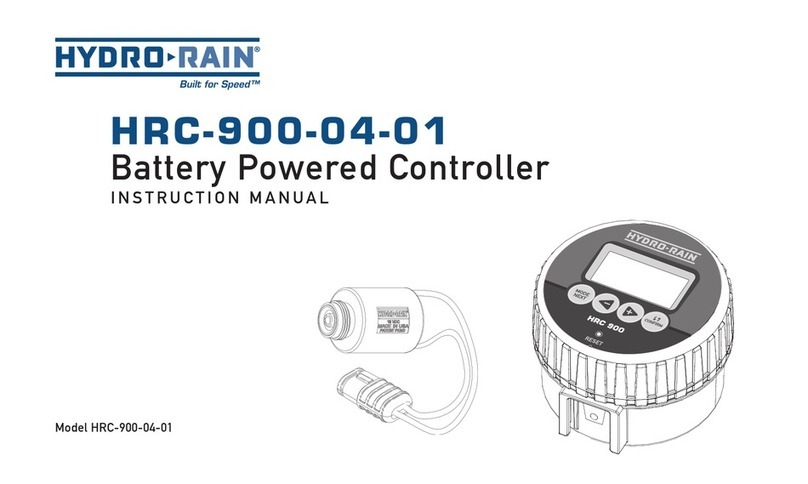 HYDRO-RAIN HRC-900-04-01 instruction manual