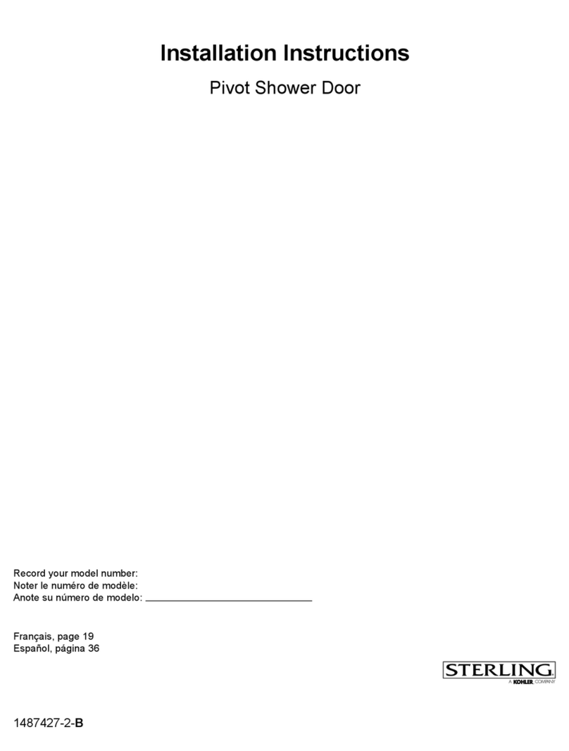 Kohler STERLING installation instructions