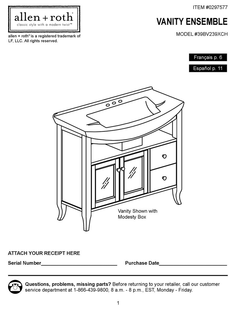 Allen + Roth 39BV239XCH User manual Allen + Roth 39BV239XCH User manual