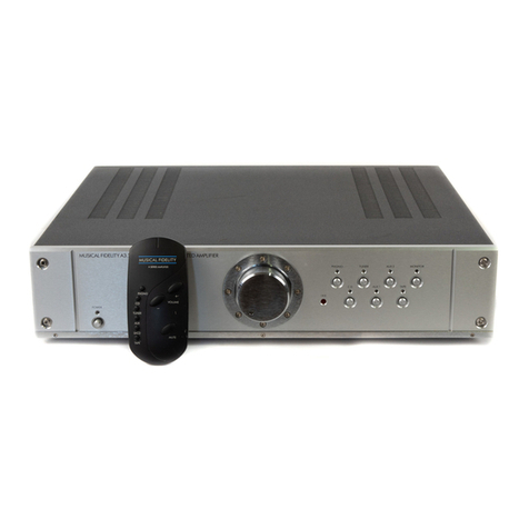 Musical Fidelity A3.2 User manual