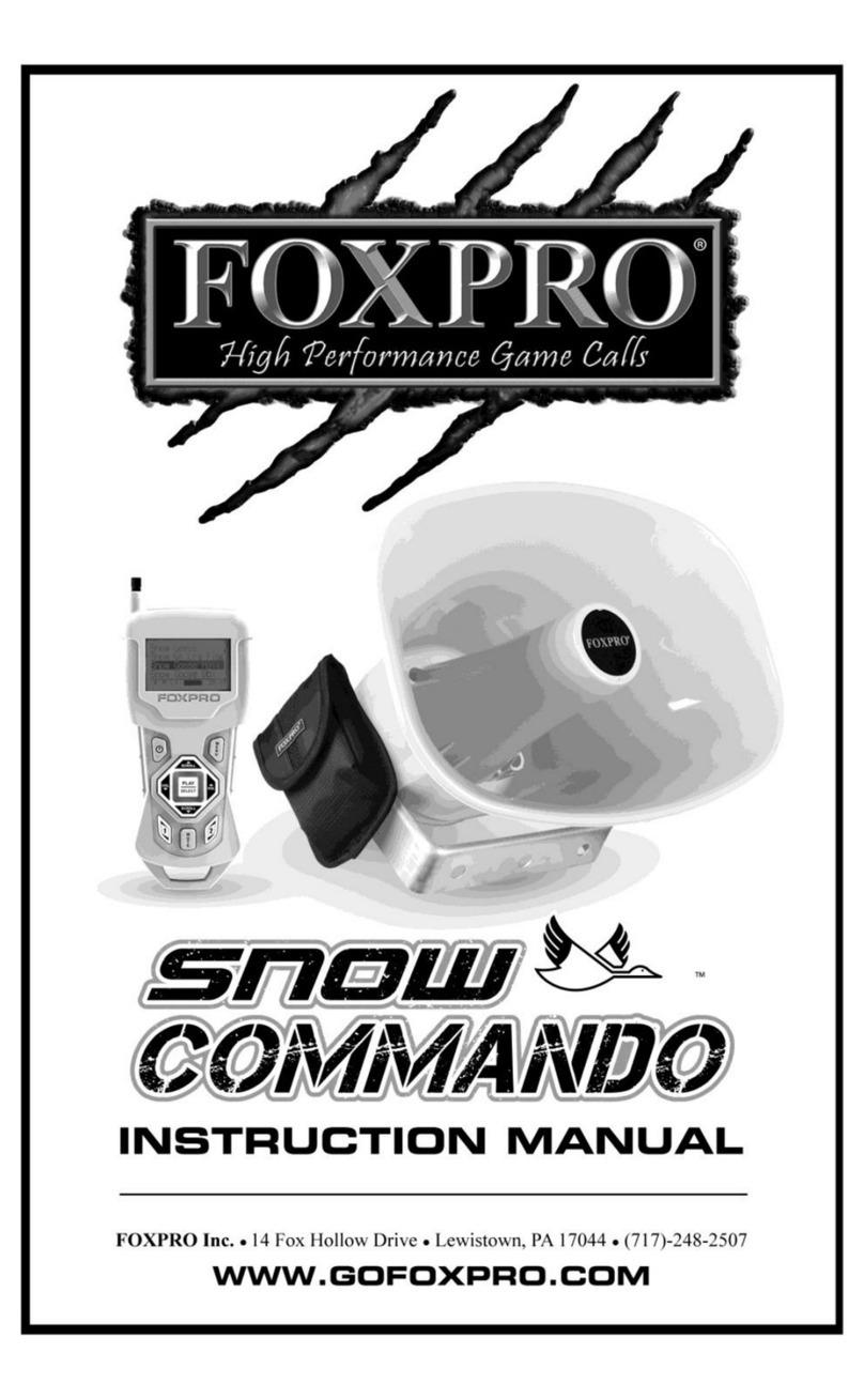 Foxpro SNOW COMMANDO instruction manual