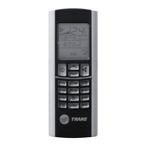 Trane LCD Control Series Quick start guide Trane LCD Control Series Quick start guide