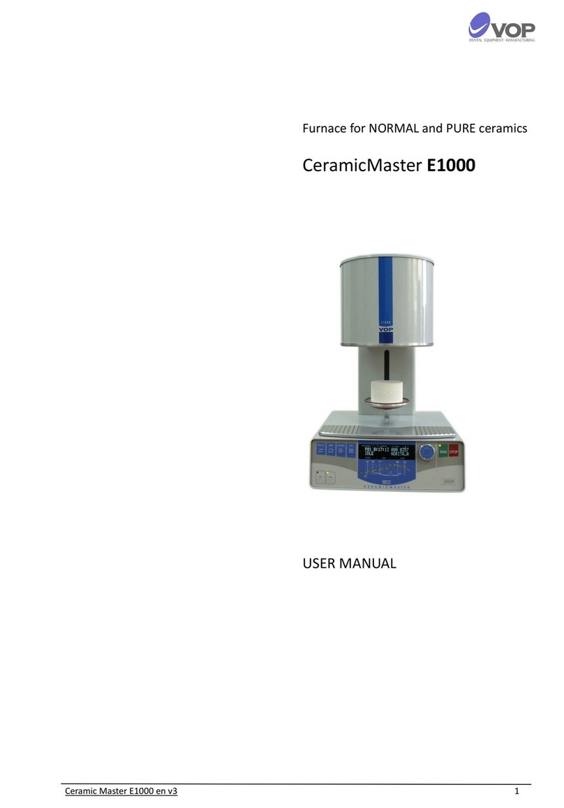 VOP CeramicMaster E1000 User manual