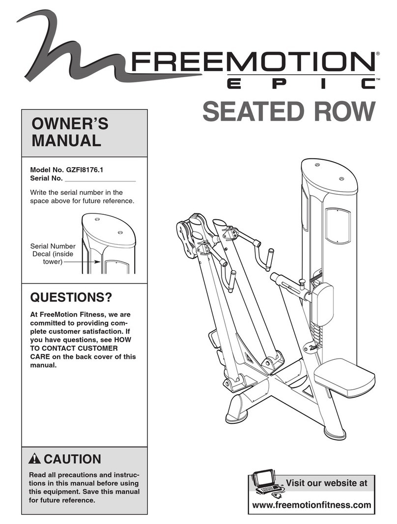 FREE MOTION GZFI8176.1 User manual
