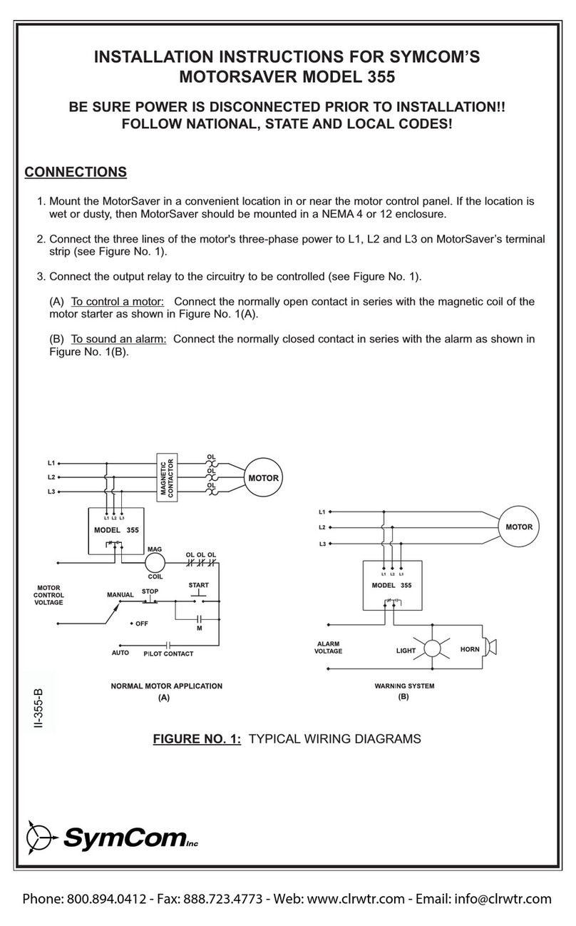 SymCom 355 installation instructions