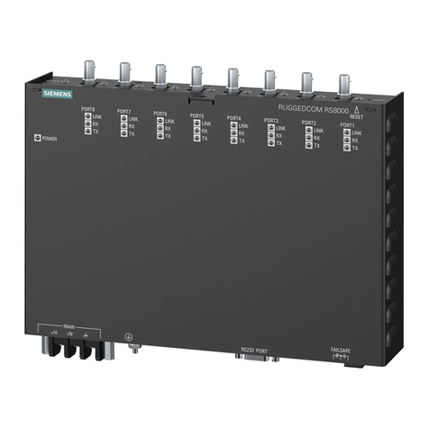Siemens RUGGEDCOM RS8000H User manual