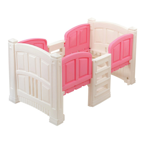 Step 2 Loft & Storage Twin Bed 8342 User manual