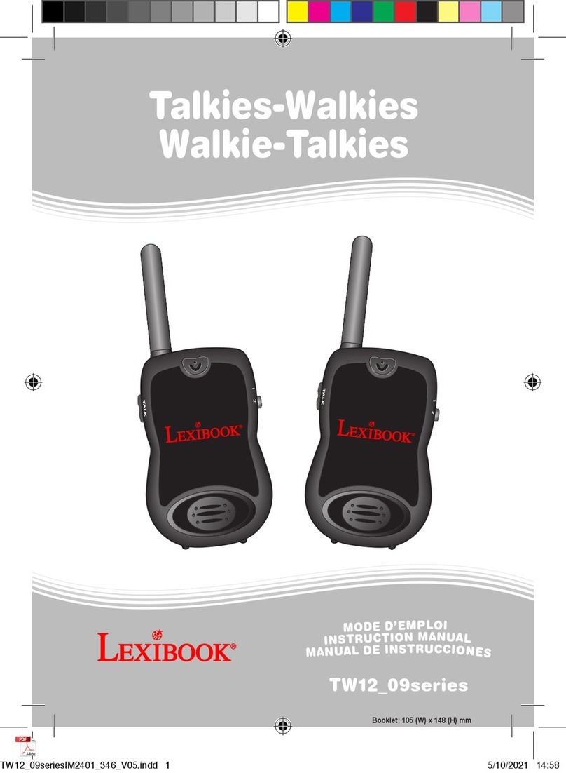 LEXIBOOK TW12-09 Series User manual