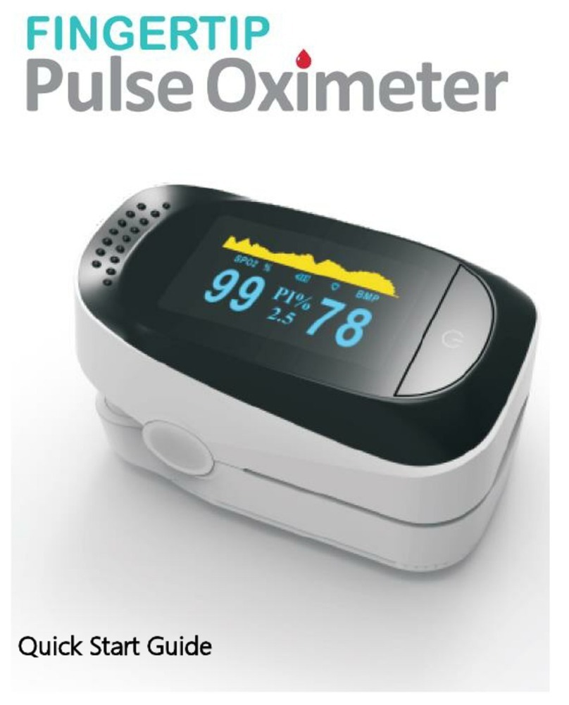 FingerTip Pulse Oximeter quick start guide