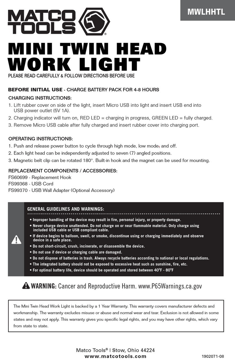 Matco Tools MWLHHTL manual