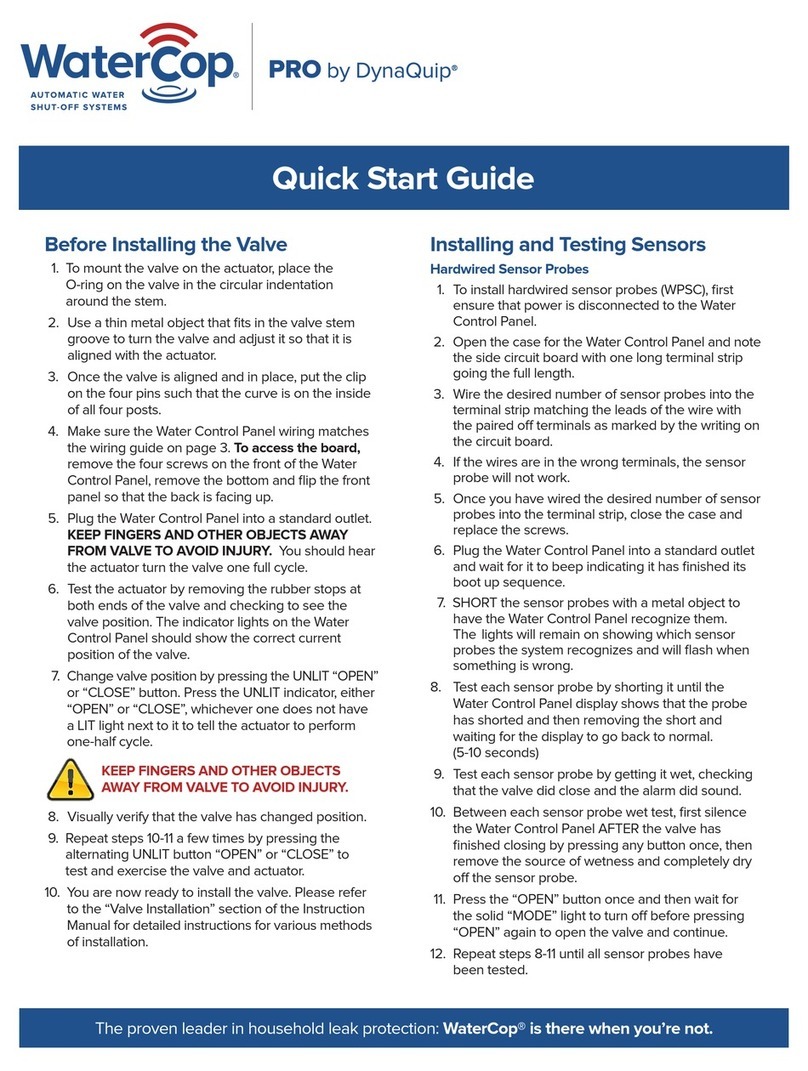DynaQuip WaterCop Pro User manual