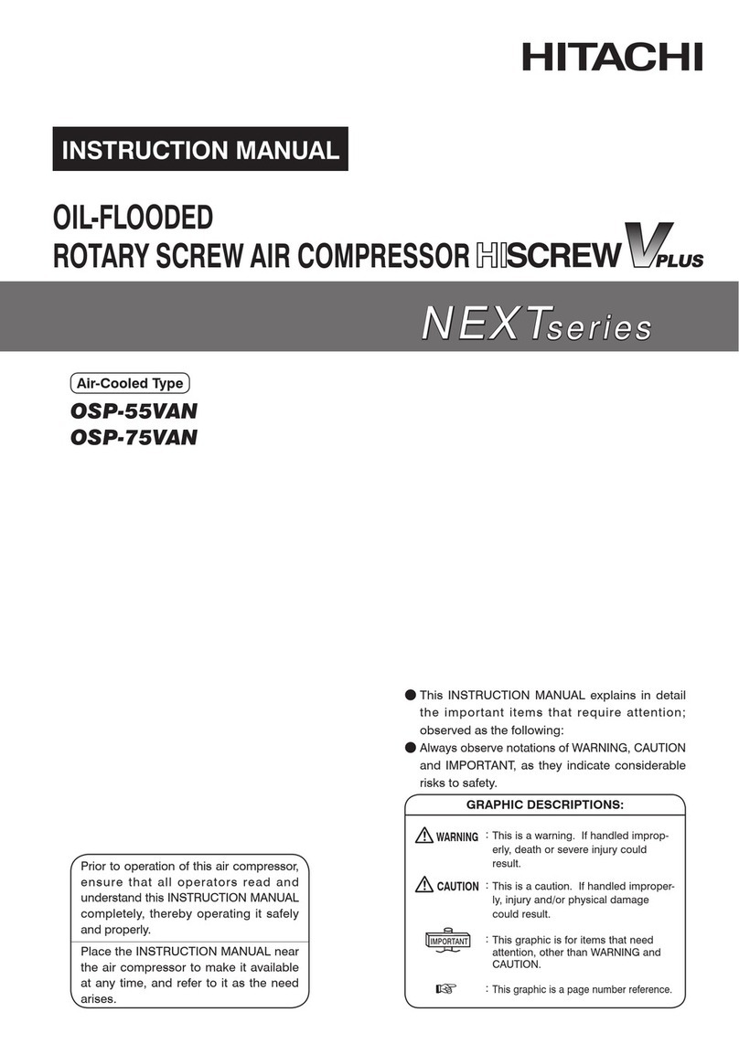 Hitachi HISCREW V PLUS NEXT Series User manual